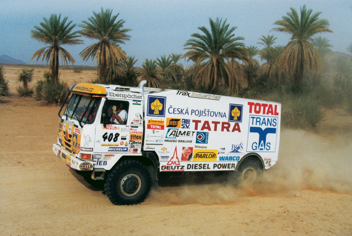 Dakar 2002 - stříbro s poněkud neposedným Žabákem.