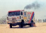 Dakar 1996 - v poslední etapě na pláži Růžového jezera.