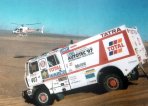 Dakar 1997 - prasklá hřídel náhonu ventilátoru znamenala poprvé po deseti letech odstoupení ze soutěže.